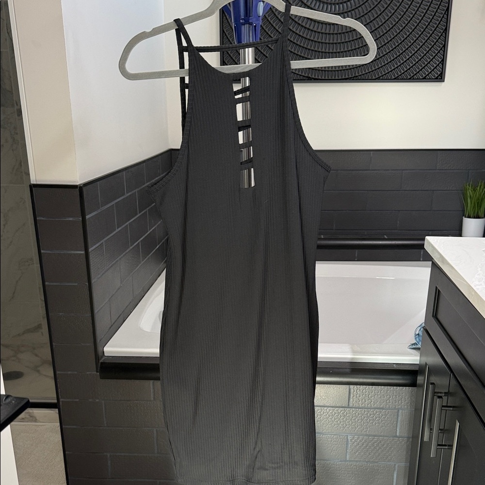 Chic Black Backless Dress